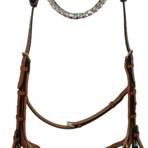 Tan plaited Bridle