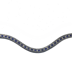Blue amber Browband
