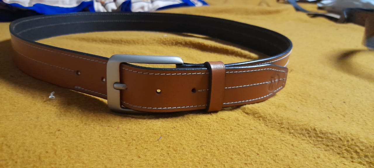 Official Tan Leather Belt