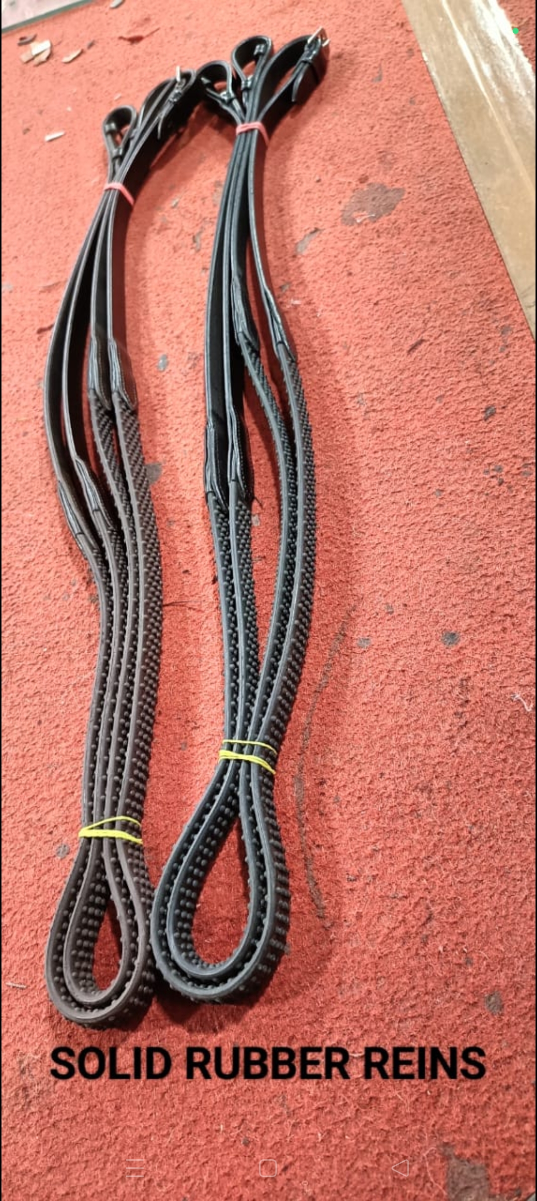 Solid rubber Reins