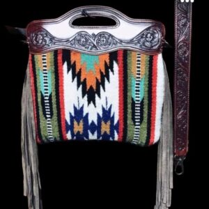 Tooling saddle blanket purse