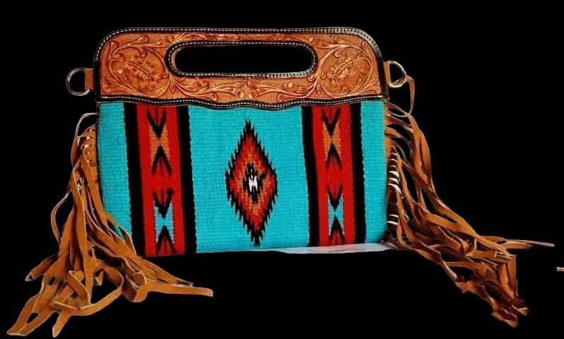 Handcrafted western purse